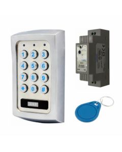 SRS Access Control Kit with DC90SS Keypad, DIN PSU and 10 Tags