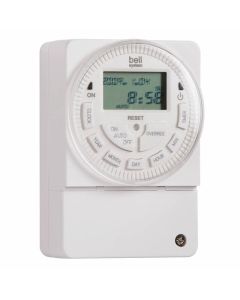 Bell TS2000 | 7 Day Time Clock with Auto BST Settings, 12V AC/DC