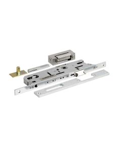 UPVC door kit : LH Euro sash lock, cylinder and 12V AC strike