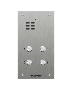 Comelit VK4104 | 4 Button, VR Engravable iKall Audio Panel
