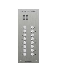 Comelit 16 button, VR s.steel engravable iKall audio panel