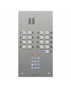 Comelit 17 button, VR s.steel engravable iKall audio + keypa