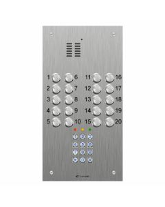 Comelit 20 button, VR s.steel engravable iKall audio + keypa