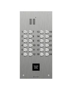 Comelit 24 button, VR s.steel engravable iKall audio panel with prox c