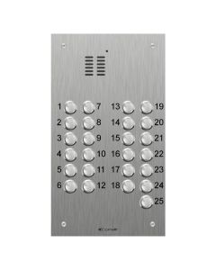 Comelit 25 button, VR s.steel engravable iKall audio panel