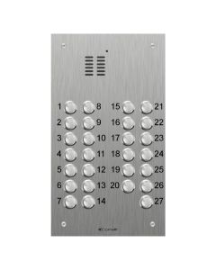 Comelit 27 button, VR s.steel engravable iKall audio panel