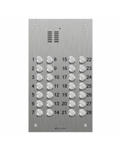 Comelit 28 button, VR s.steel engravable iKall audio panel