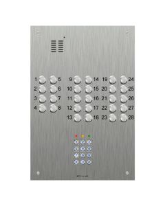 Comelit 28 button, VR s.steel engravable iKall audio + keypa