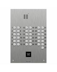 Comelit 37 button VR s.steel engravable iKall audio with prox cut out