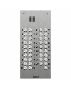 Comelit 39 button, VR S Steel Engravable iKall Audio Panel