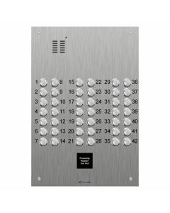 Comelit 42 button, VR s.steel engravable iKall audio + prox.