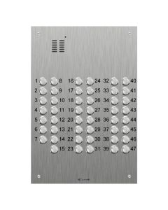 Comelit 47 button, VR s.steel engravable iKall audio panel