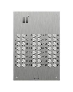Comelit 48 button, VR s.steel engravable iKall audio panel