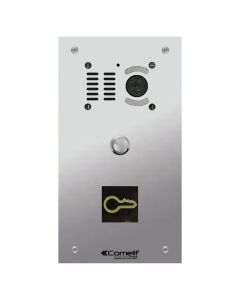 Comelit 1 button, VR s.steel iKall video+prox mirror polished