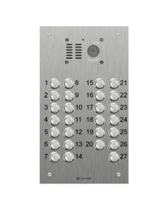 Comelit 27 button, VR s.steel engravable iKall video panel