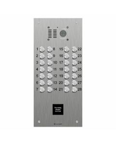 Comelit 28 button, VR s.steel engravable iKall Video + prox.