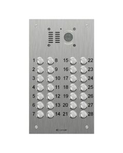 Comelit 28 button, VR s.steel engravable iKall video panel