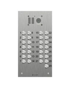 Comelit 29 button, VR s.steel engravable iKall video panel