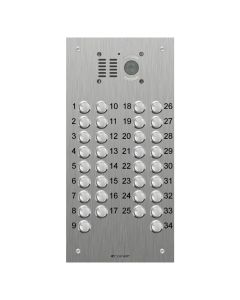 Comelit 34 button, VR s.steel engravable iKall video panel