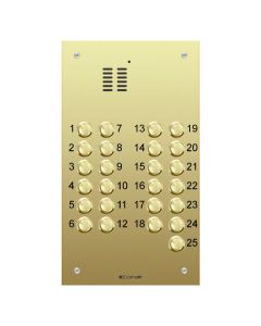 Comelit 25 button, VR brass engravable iKall audio