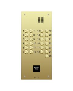 Comelit 25 button, VR brass engravable iKall audio + prox