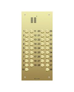 Comelit 38 button, VR brass engravable iKall audio