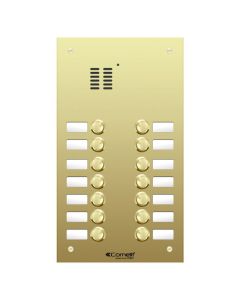 Comelit 14 button, VR brass name window iKall audio panel