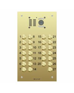 Comelit 27 button, VR brass engravable iKall video panel