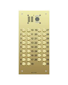 Comelit 35 button, VR brass engravable iKall video panel