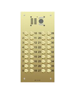 Comelit 36 button, VR brass engravable iKall video panel