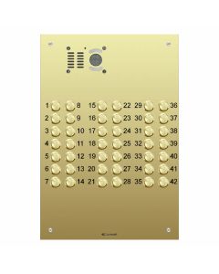 Comelit 42 button, VR brass engravable iKall video size D47