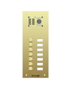 Comelit VK6707 | 7 Button, VR Brass Name Window iKall Video Panel