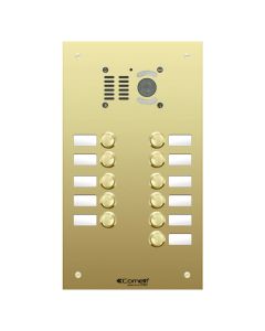 Comelit 11 button, VR brass name window iKall video panel