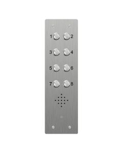 Bell VRP8-S | 8 Call Button Surface Audio Entry Stainless Steel Panel
