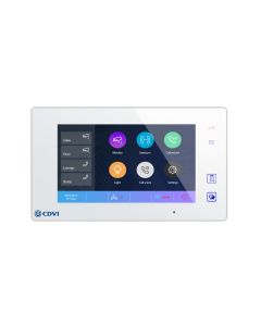 CDVI 7-inch Monitor With WIFI and Mobile app, White Finish