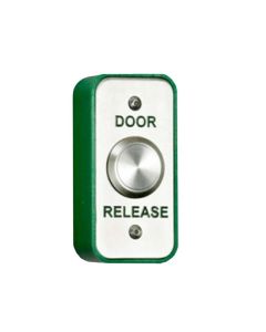 RGL architrave, narrow stainless steel DOOR RELEASE button