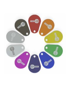 Entrotec Slim EasiTag Key Fobs In Blue (Pack of 10)