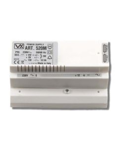 Videx DIN Audio Power Supply Unit with Three Output Voltages