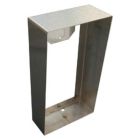 SRS Size D4 Surface Mounting Stainless Steel Rain Hood for VR Panels
