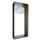 SRS Size A27 Surface Mounting Stainless Steel Rain Hood for VR Panels