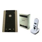 AES 603-FB | 1 Call Button Wireless Intercom Kit With Flush Panel