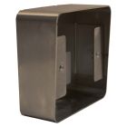 SRS Stainless Steel Surface Mount Hood with Back Box (1 Gang)