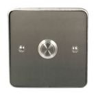 SRS Surface Mounted Stainless Steel Blank Exit Button