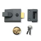 Yale 89DMG | Night Latch + Brass Cylinder