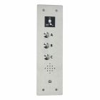 Bell 3 Button Flush Vandal Resistant Audio Panel with Bellprox Reader