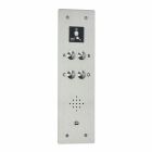 Bell 4 Button Flush Vandal Resistant Audio Panel with Bellprox Reader