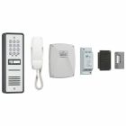 Bell 1 Way Flush Audio Entry Kit with Aluminium Panel and Keypad
