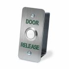 SRS Narrow Stainless Steel Door Release Exit Button, Flush (Screw)