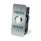 SRS Narrow Stainless Steel Press To Exit Button, Flush