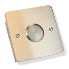 SRS Flush Single Gang Stainless Steel Blank Exit Button
